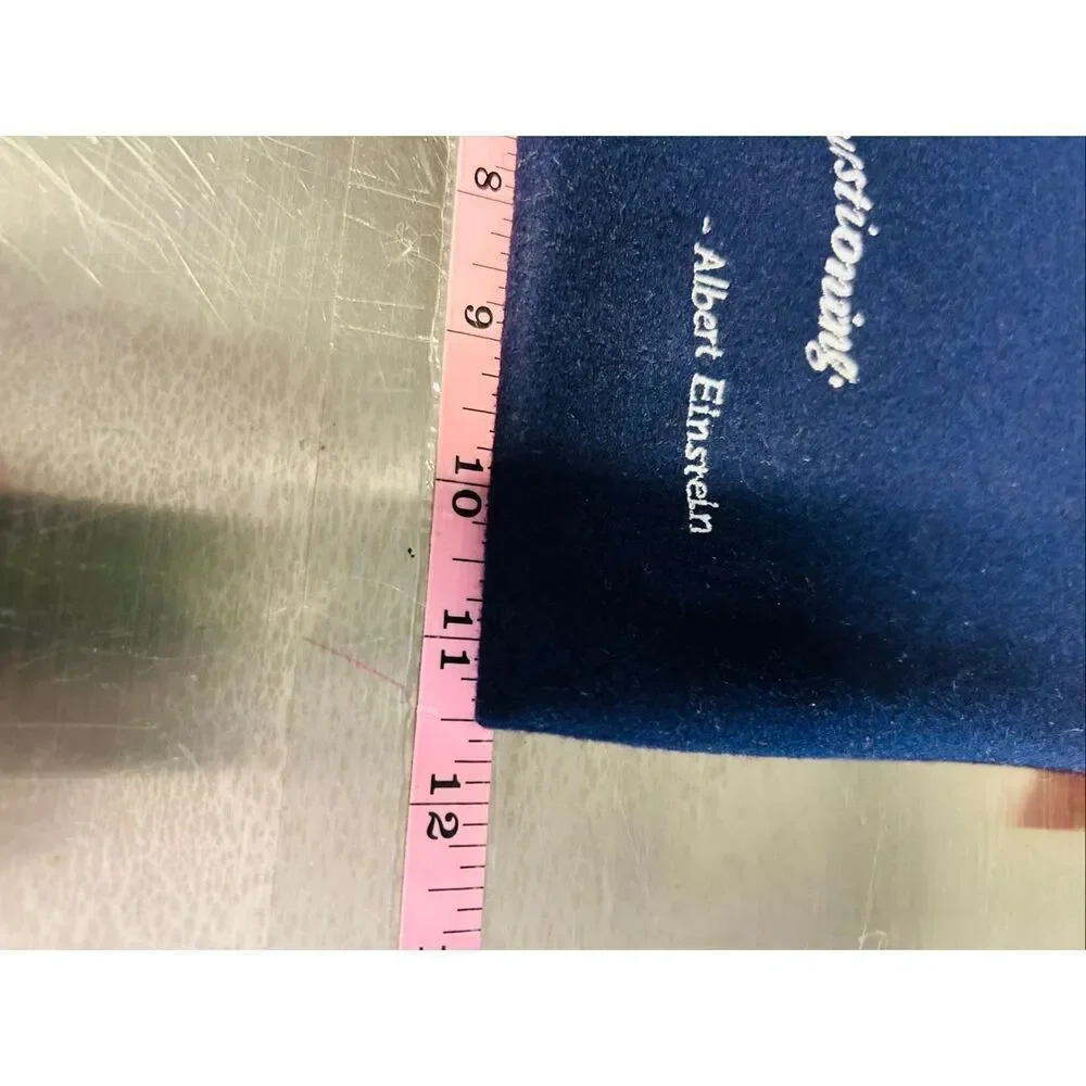 The Important Thing is to Never Stop Questioning.  Albert Einstein Travel Pouch